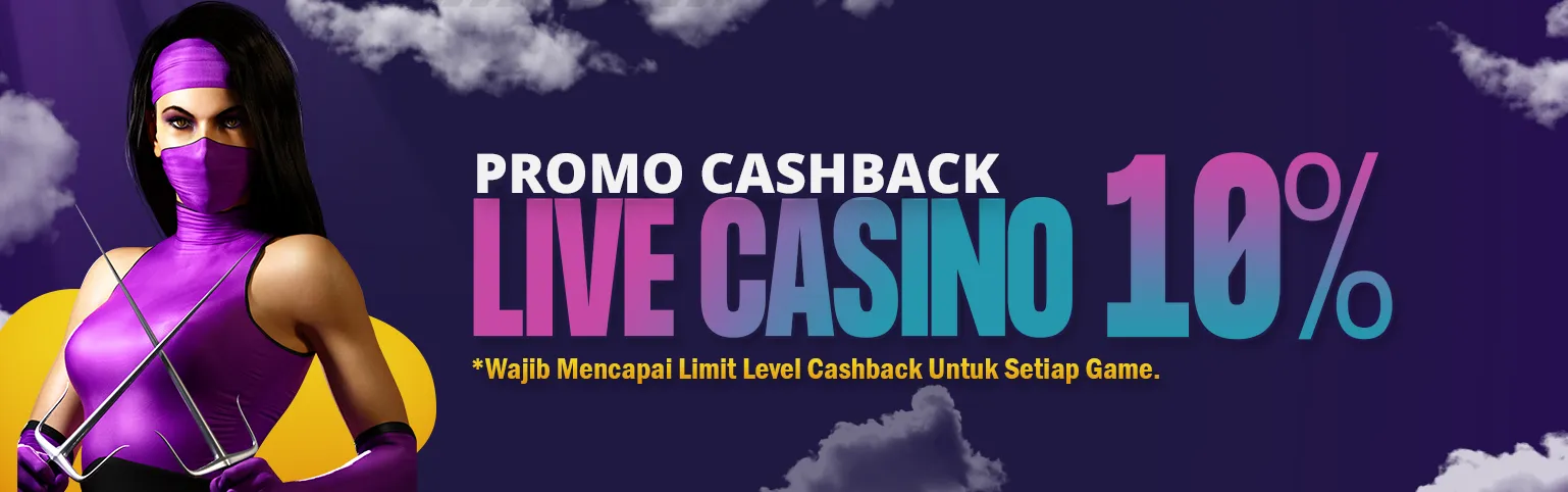 PROMO CASHBACK LIVE CASINO